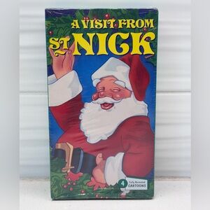 A Visit from St. Nick (VHS, 1993) 4 Fully Animated Cartoons - Brand New
